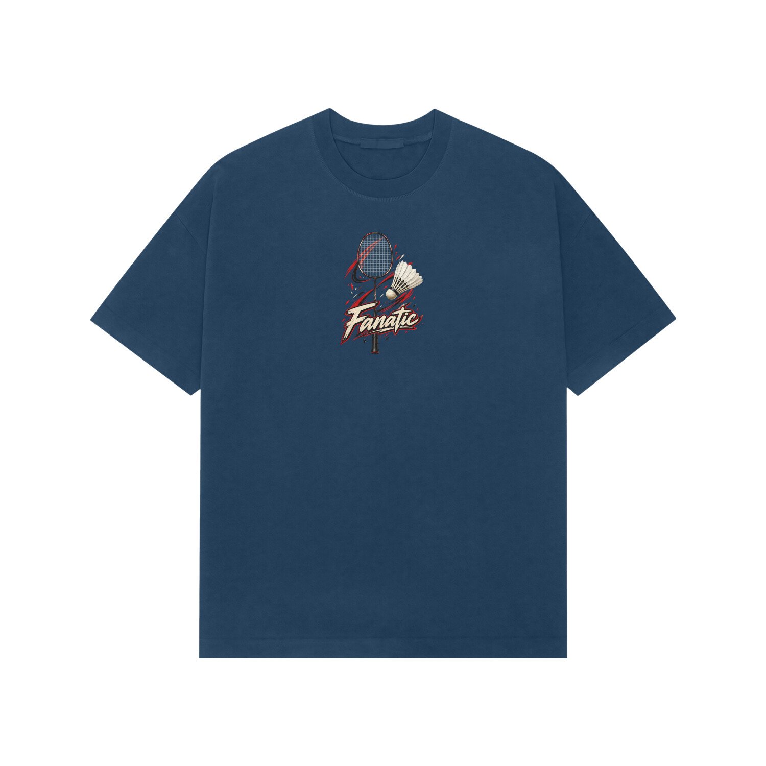 Badminton Fanatic Oversized Tshirt - Image 6