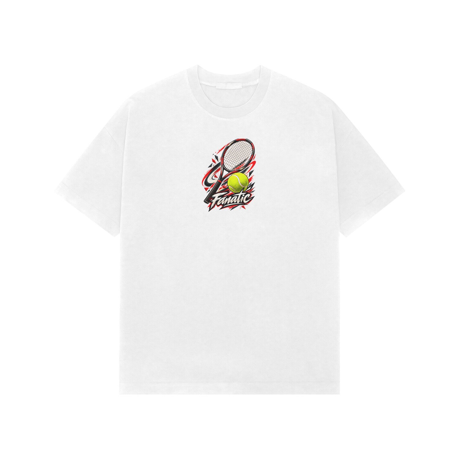 Tennis Fanatic Oversized Tshirt - Image 2