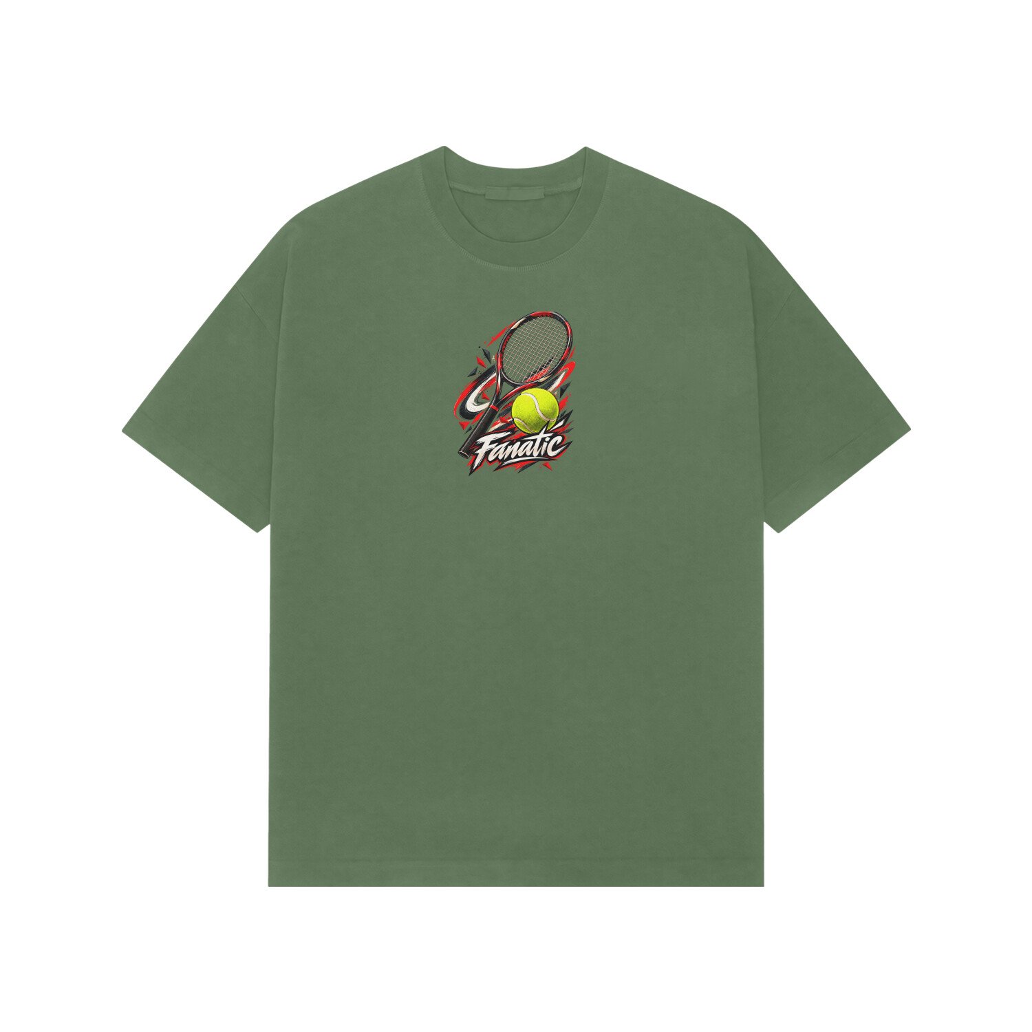 Tennis Fanatic Oversized Tshirt - Image 3