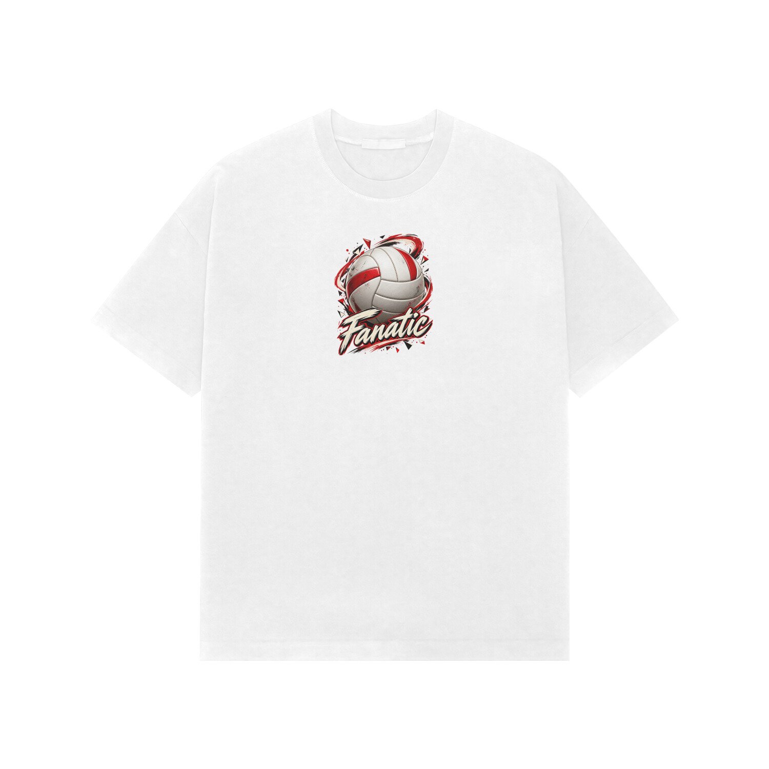 Volleyball Fanatic Oversized Tshirt - Image 2