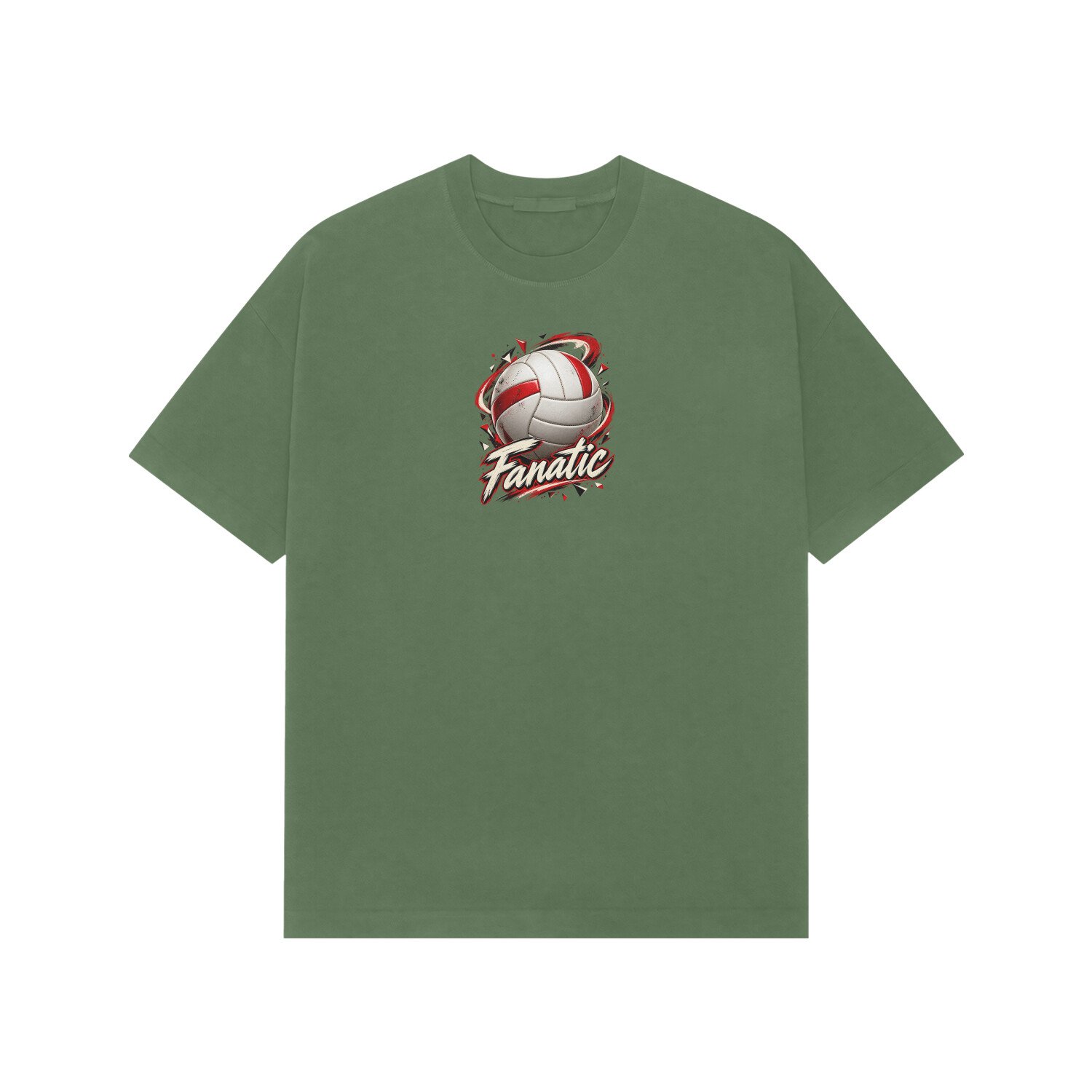Volleyball Fanatic Oversized Tshirt - Image 3
