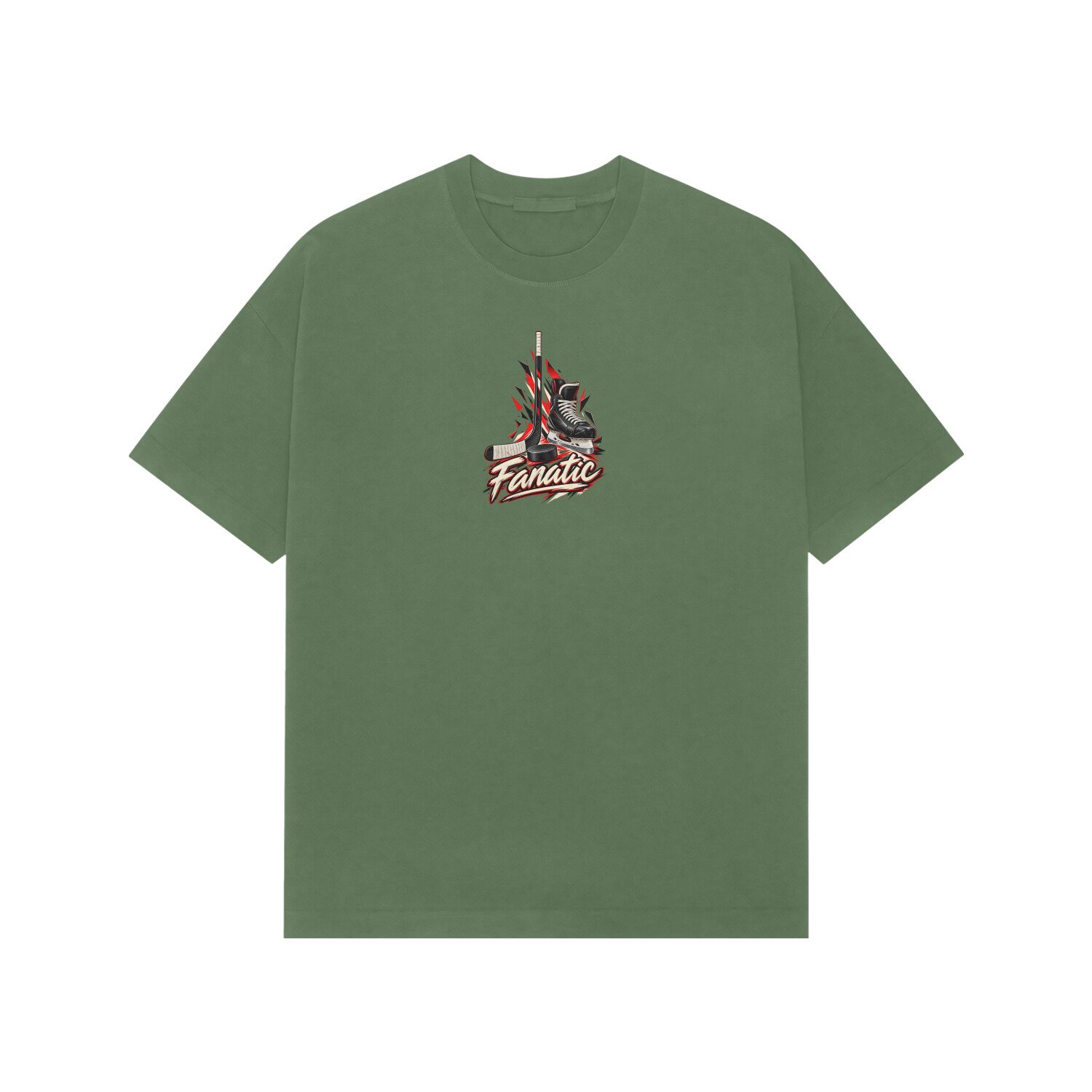 Ice Hockey Fanatic Oversized Tshirt - Image 3