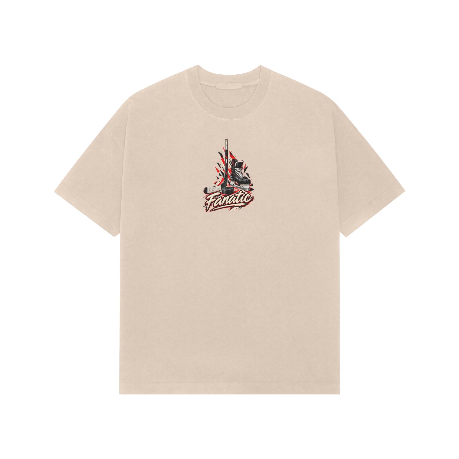 Ice Hockey Fanatic Oversized Tshirt - Image 4