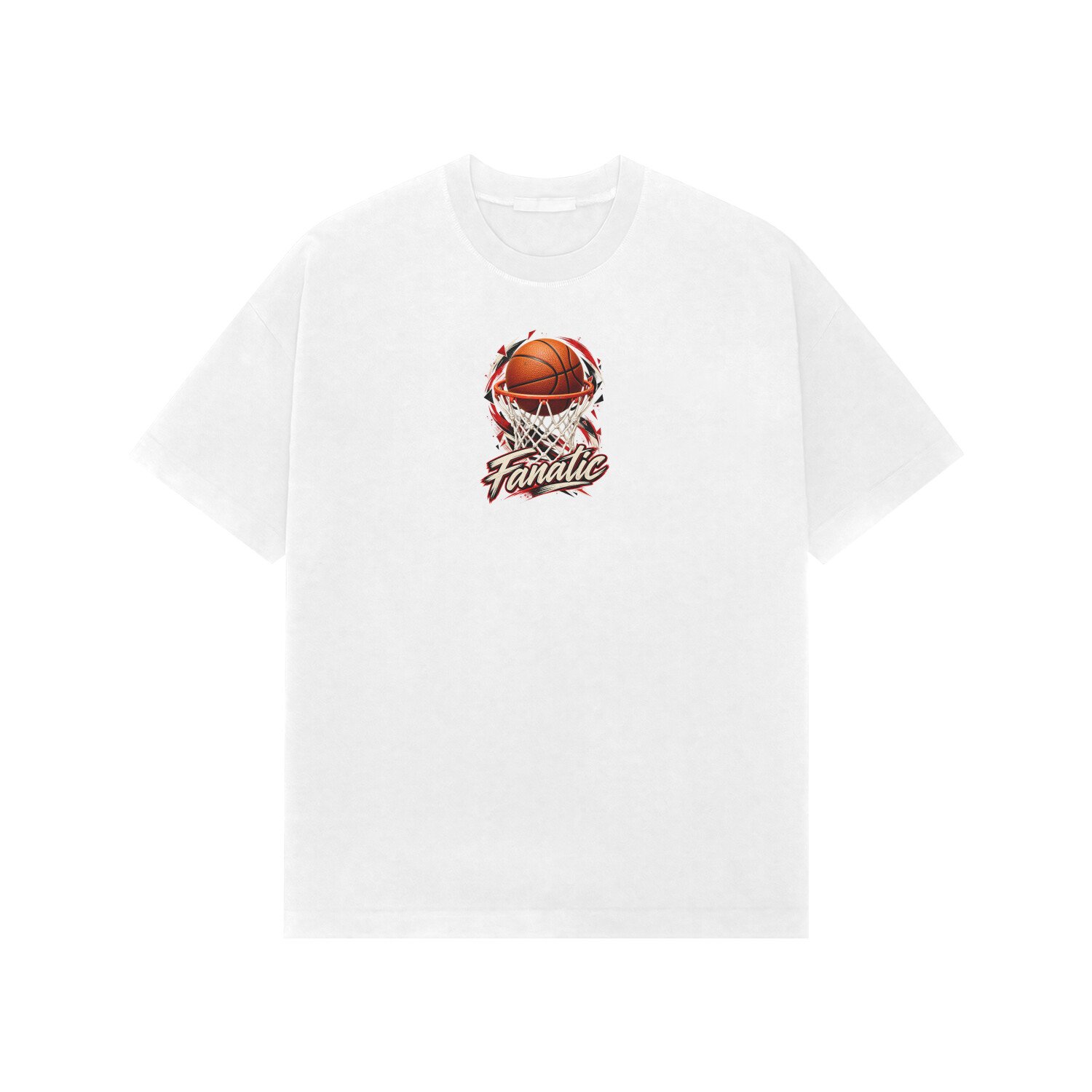 Basketball Fanatic Oversized Tshirt - Image 2