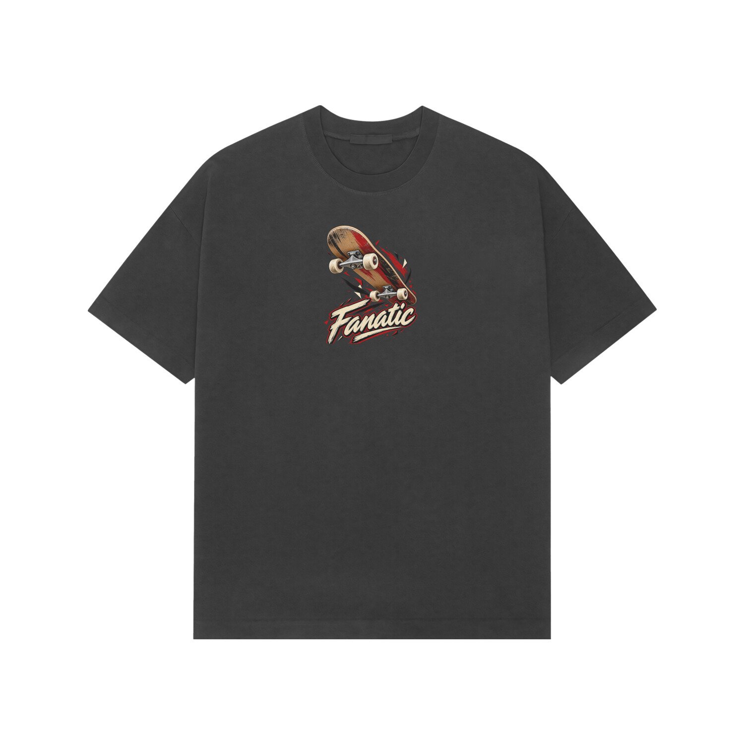 Skateboarding Fanatic Oversized Tshirt