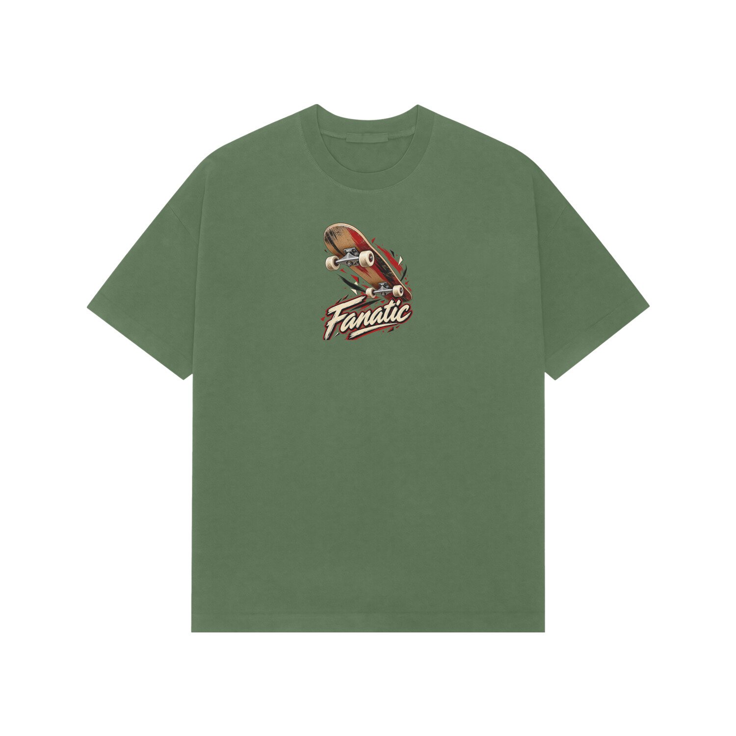 Skateboarding Fanatic Oversized Tshirt - Image 3