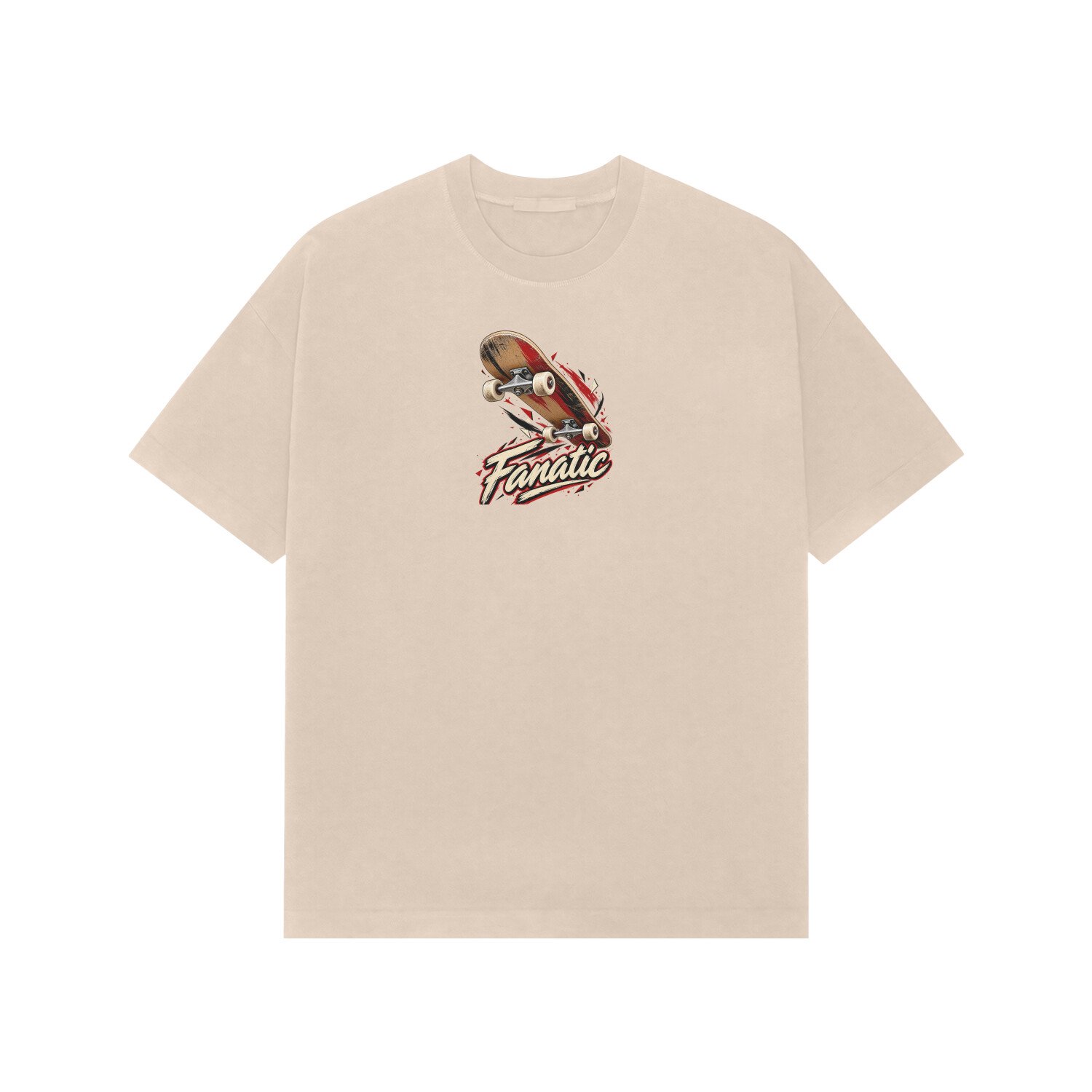 Skateboarding Fanatic Oversized Tshirt - Image 4