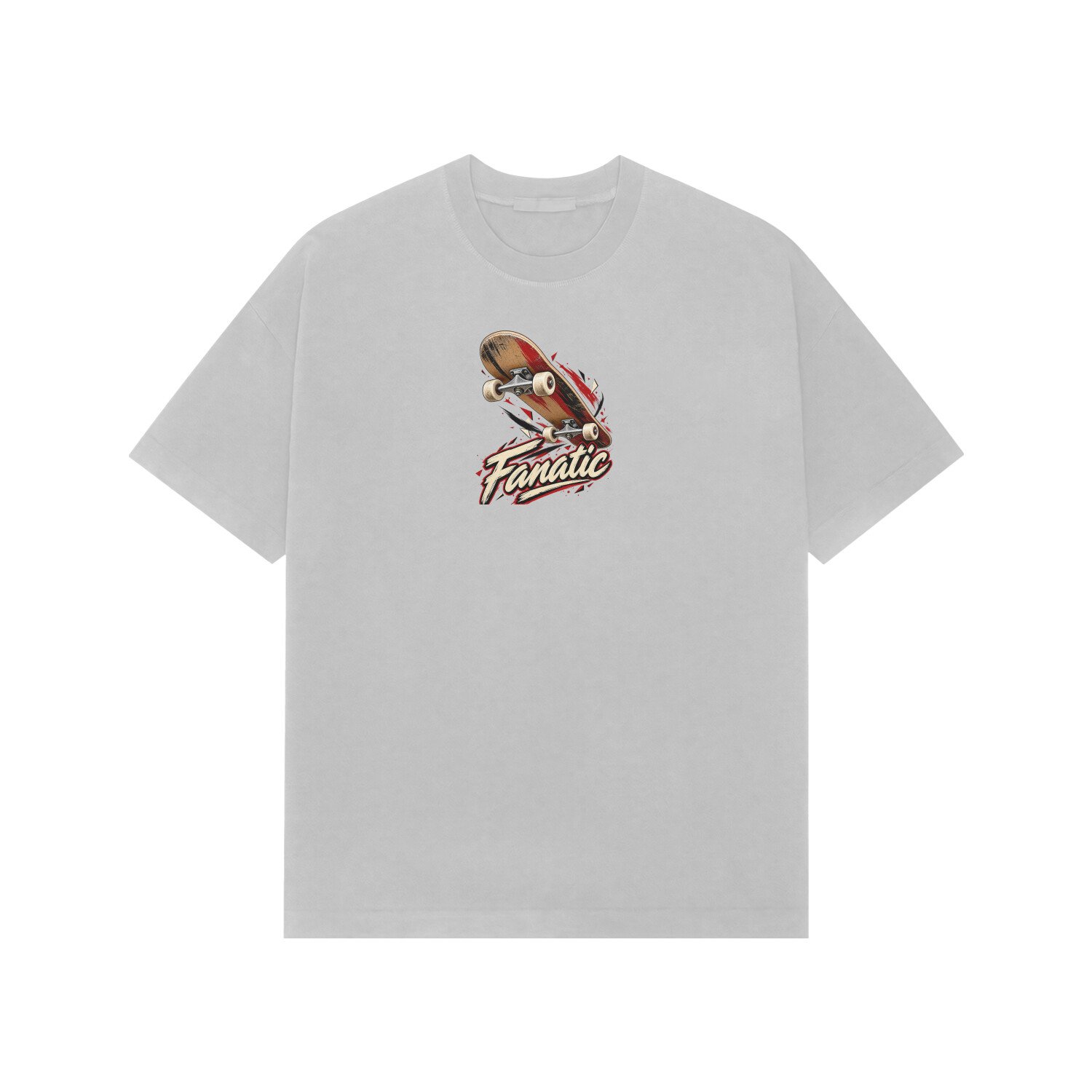 Skateboarding Fanatic Oversized Tshirt - Image 5