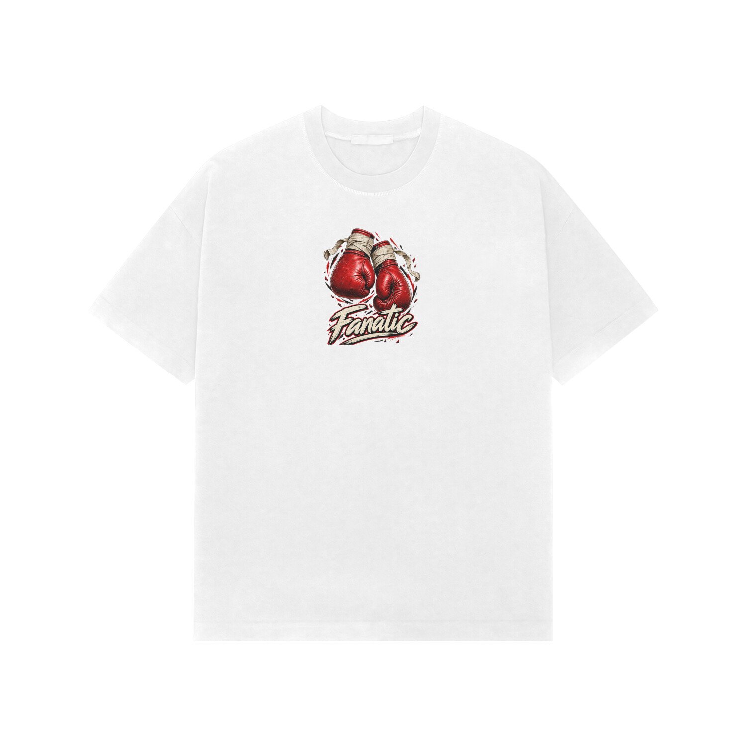 Boxing Fanatic Oversized Tshirt - Image 2