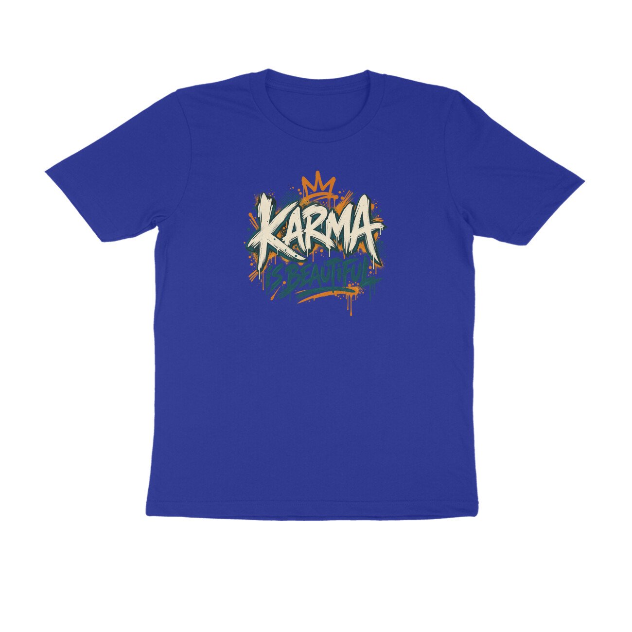 Karma Is Beautiful Street Art Tshirt - Image 3