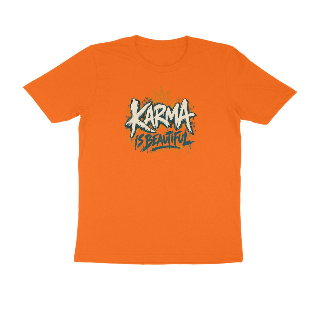 Karma Is Beautiful Street Art Tshirt - Image 7