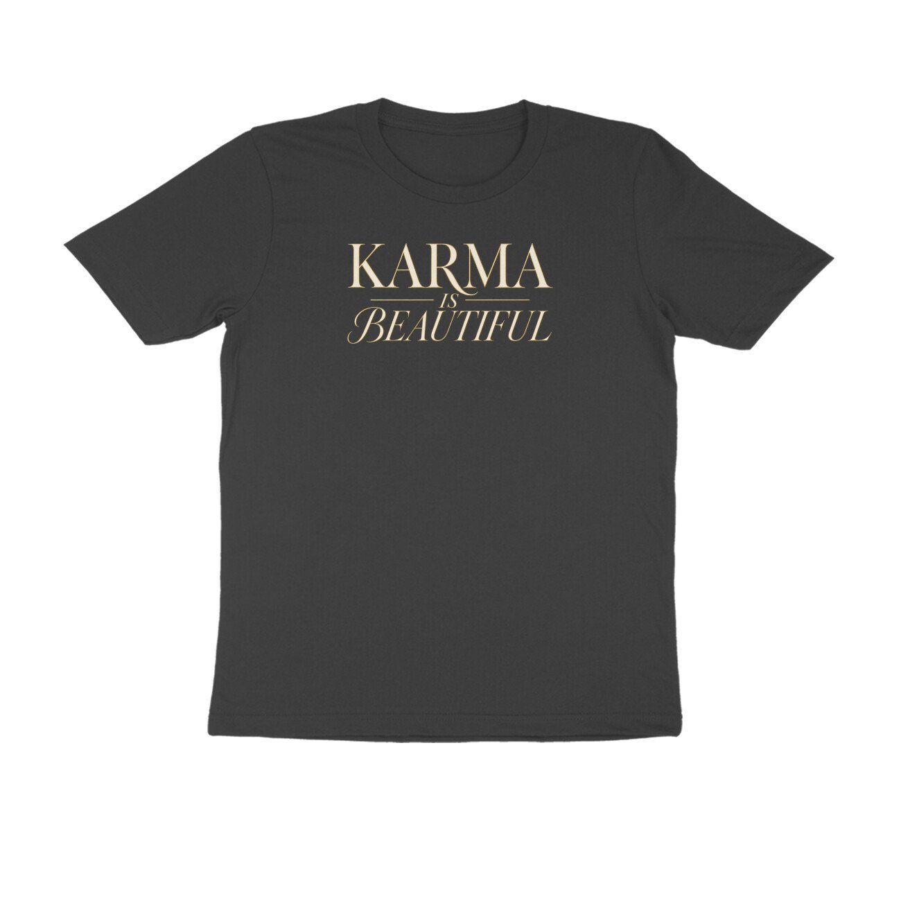 Karma Is Beautiful Elegant Classic Tshirt