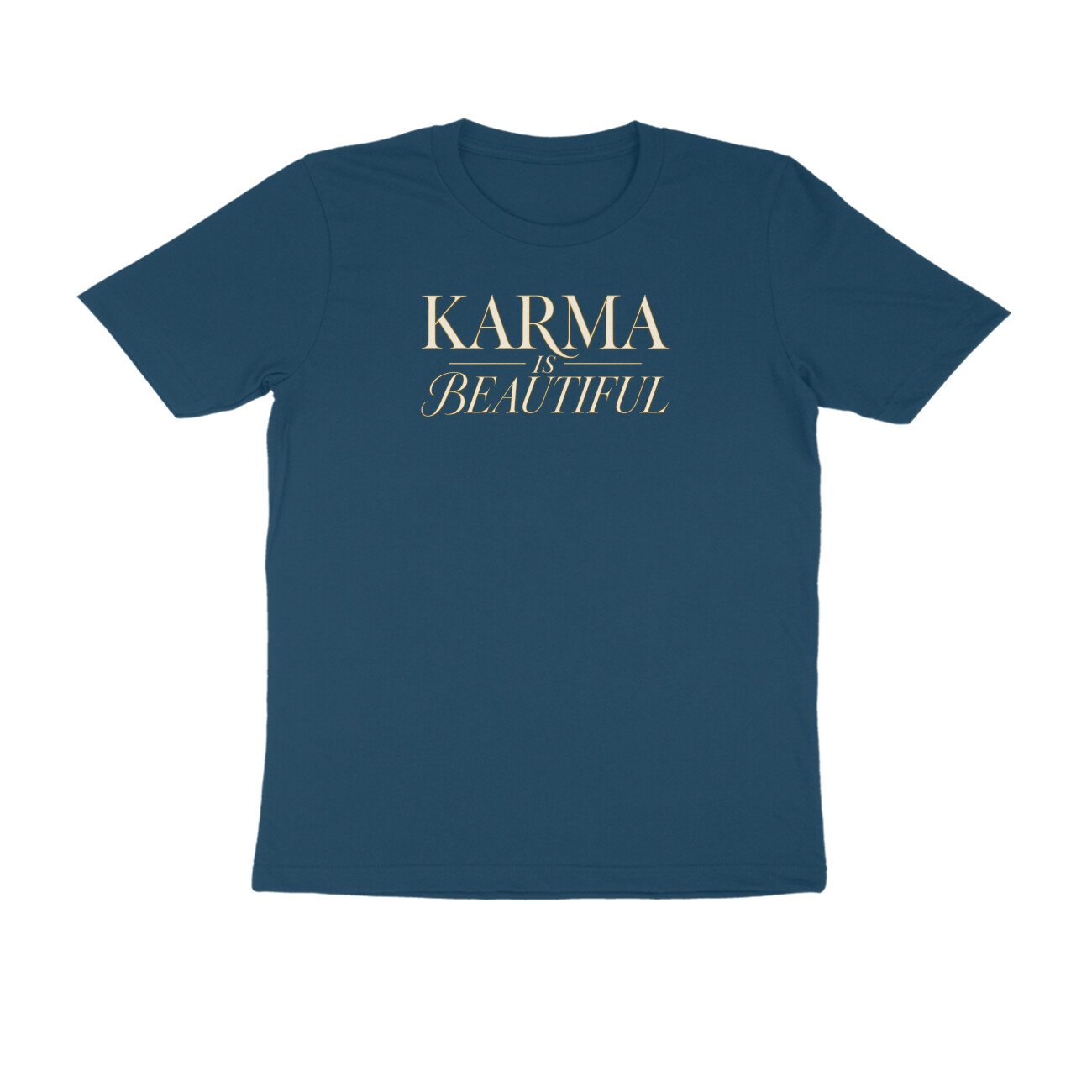 Karma Is Beautiful Elegant Classic Tshirt - Image 3