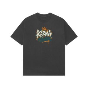 Karma Is Beautiful Street Art Oversized Tshirt